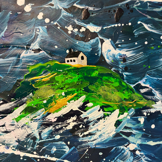 “Searching for Home” - 100x100cm - Acrylic Paint on Canvas