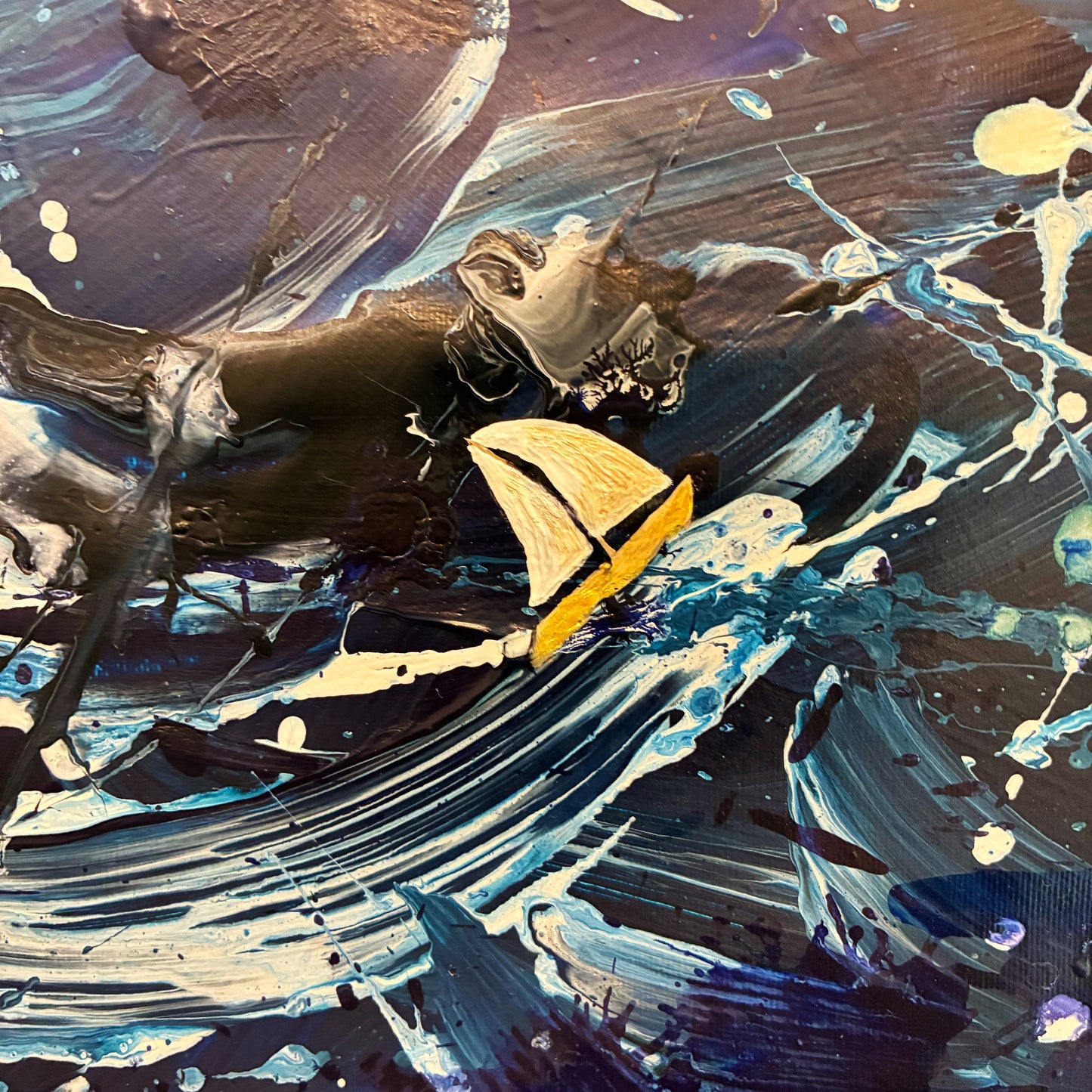 “Searching for Home” - 100x100cm - Acrylic Paint on Canvas